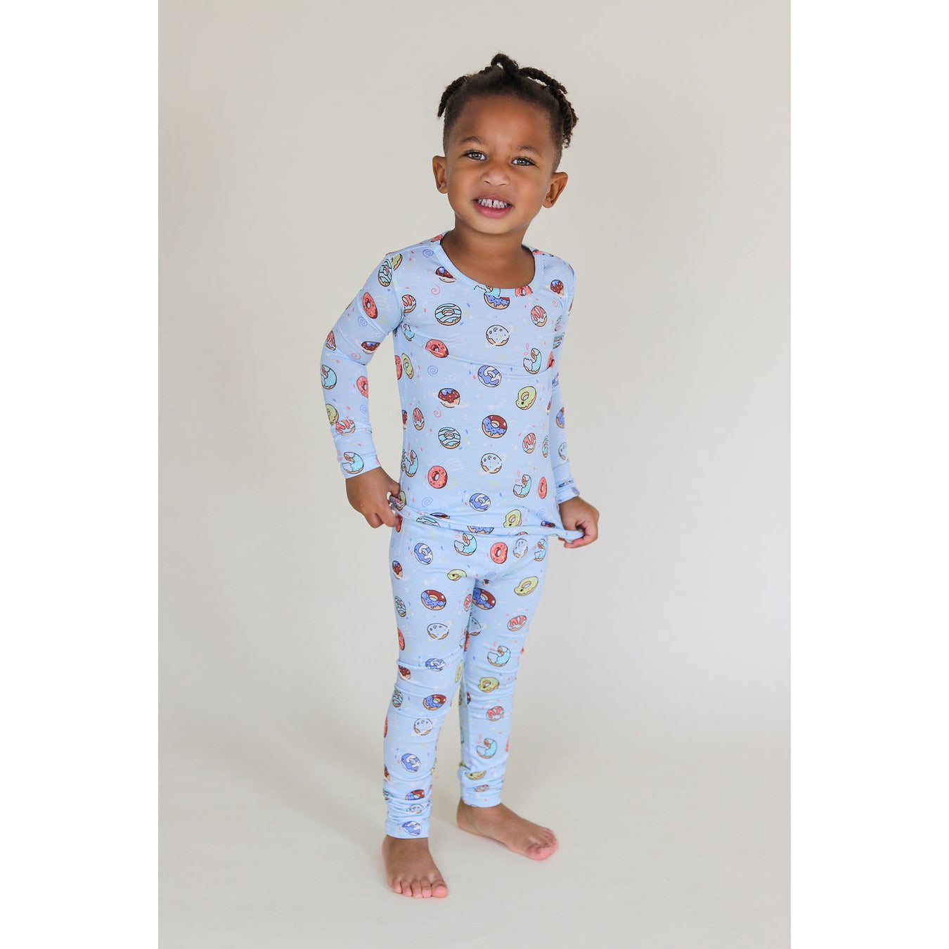 blue donut pajamas