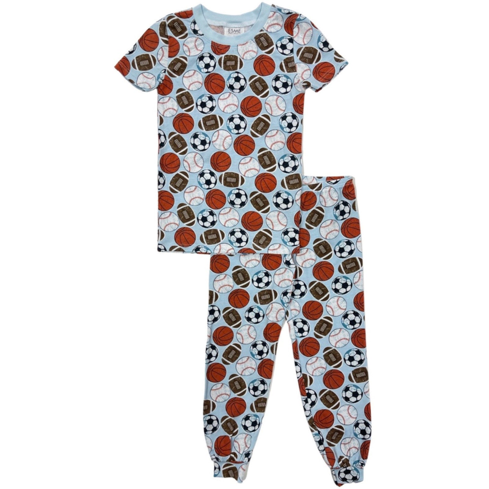 short sleeve pajama set in sport