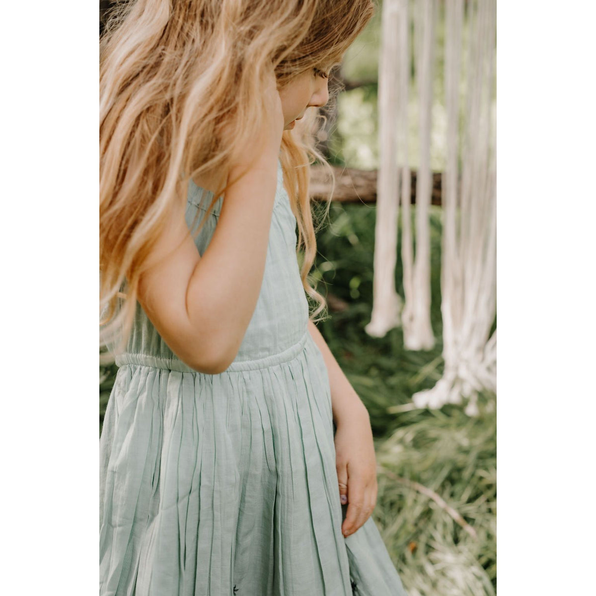 leila dress in sage