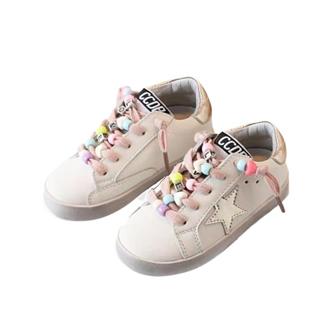 beaded star sneakers