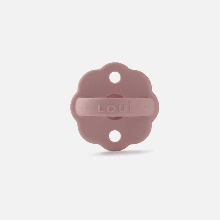 scallop pacifier in fig