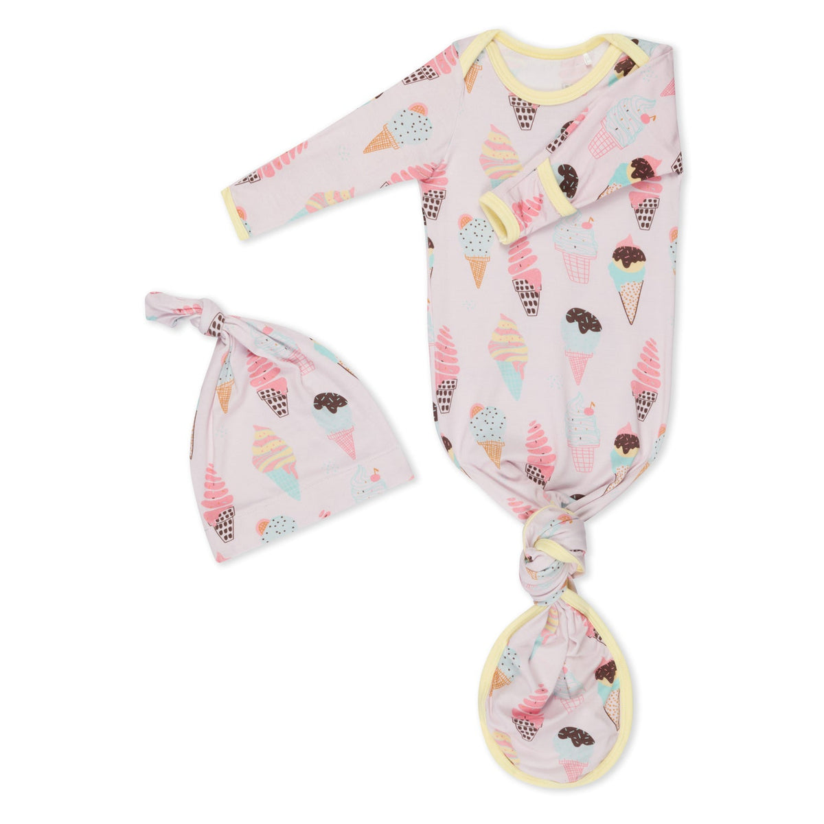 Cool Scoops Pink Knot Gown &amp; Hat