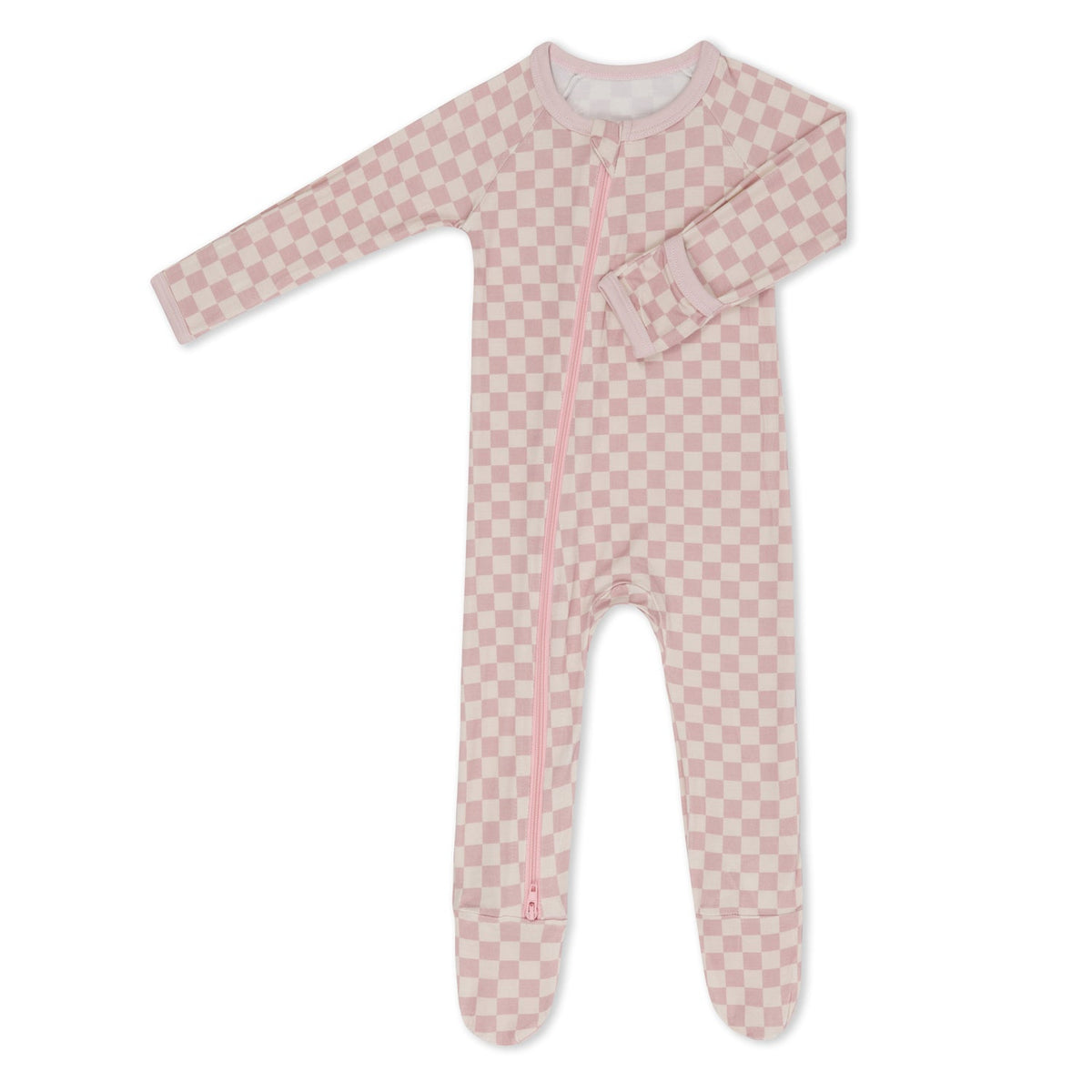 Checkers in Pink Footie