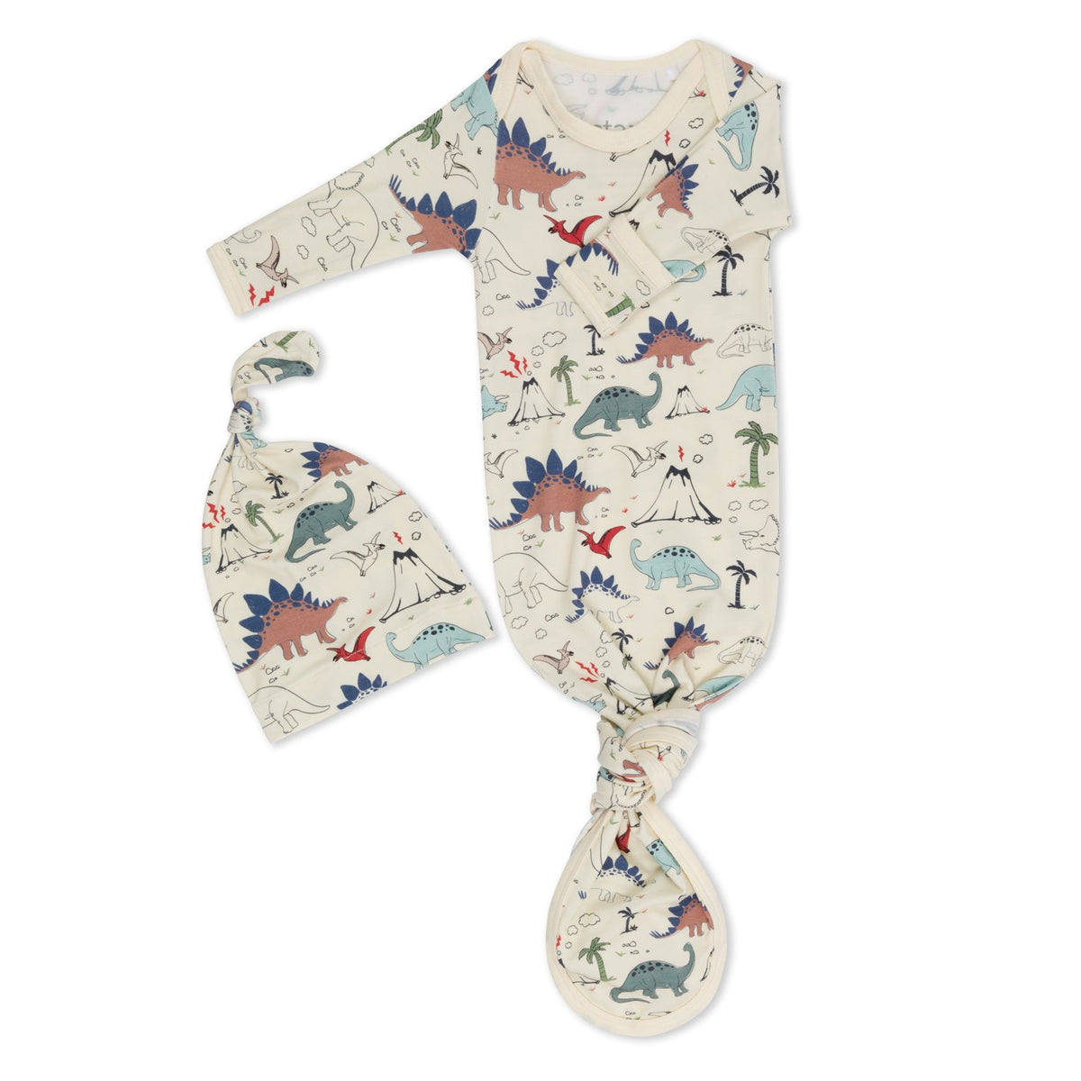 Dino Knot Gown &amp; Hat