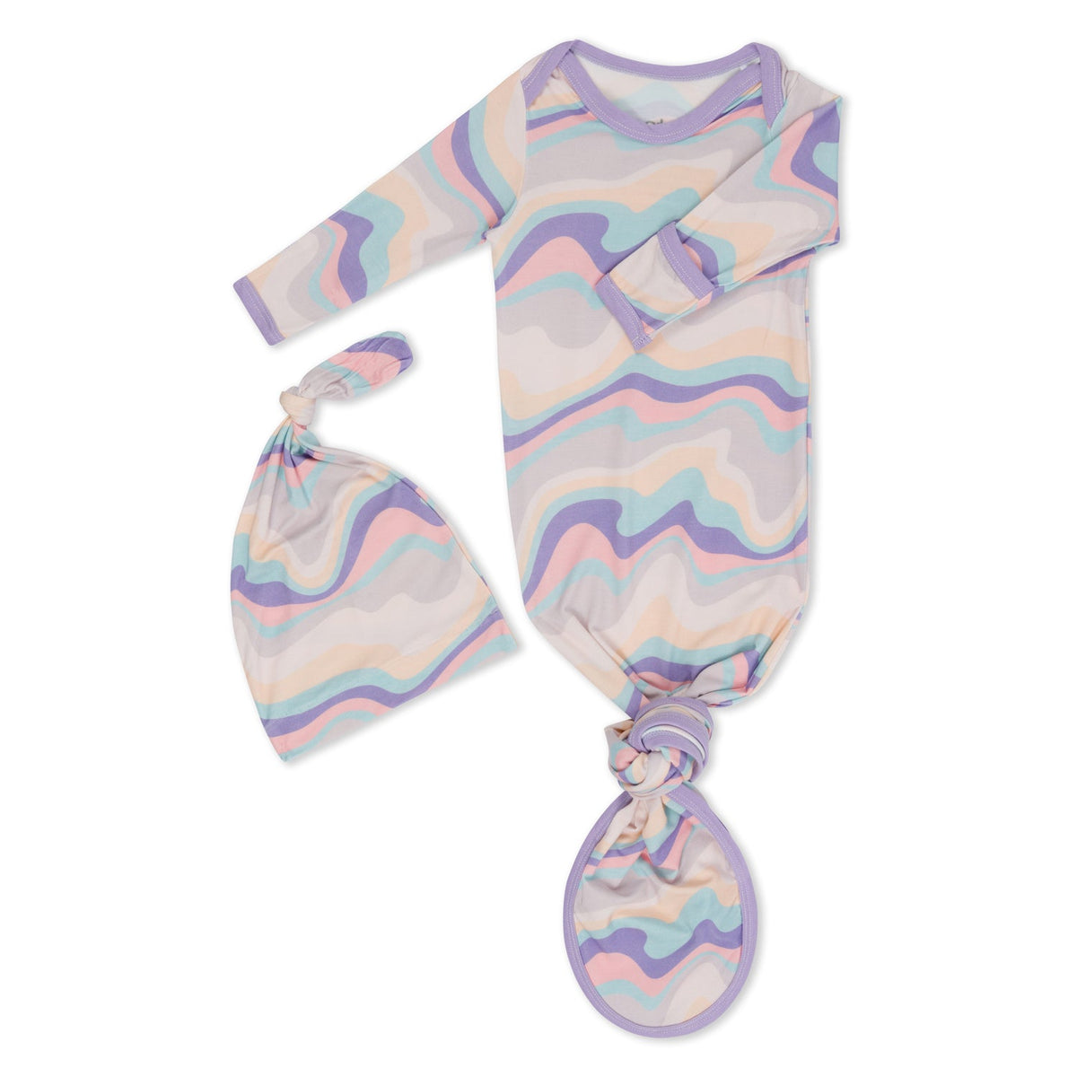 Swirls Gown &amp; Hat