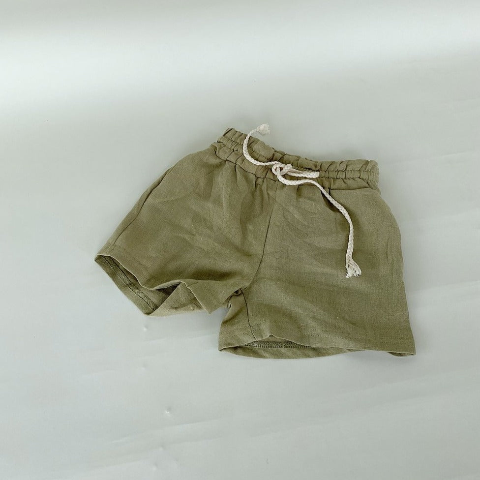 ryka linen short in sage