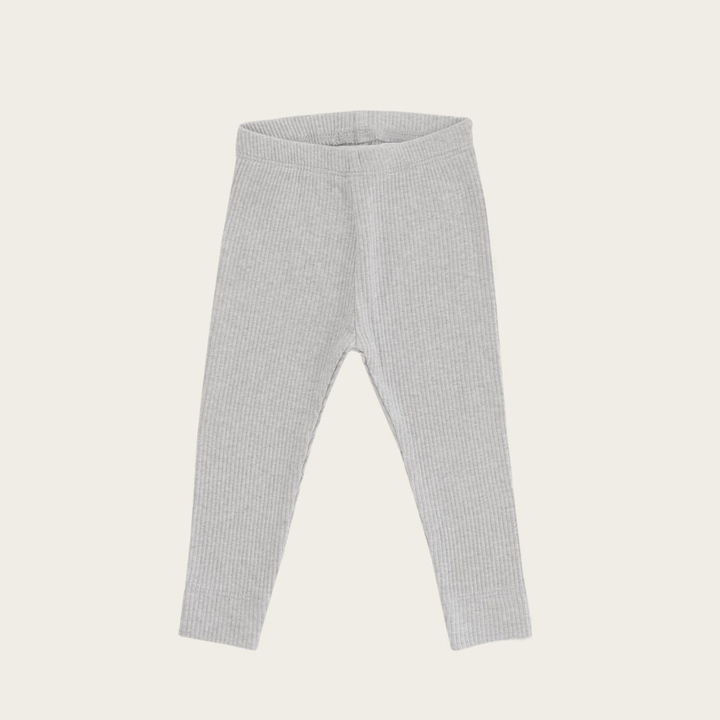 organic essentials leggings in light grey marle