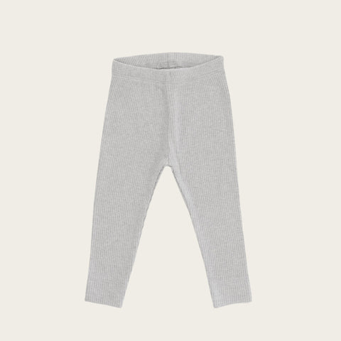 organic essentials leggings in light grey marle