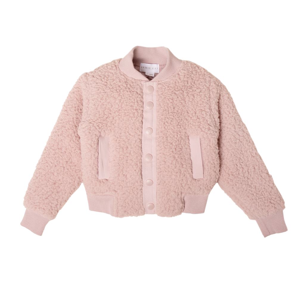 theo jacket in pink