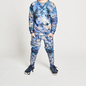 stormy pant in blue dye