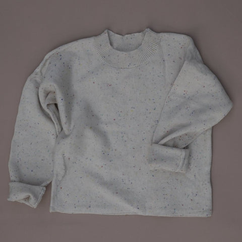 knit sweater in sprinkle