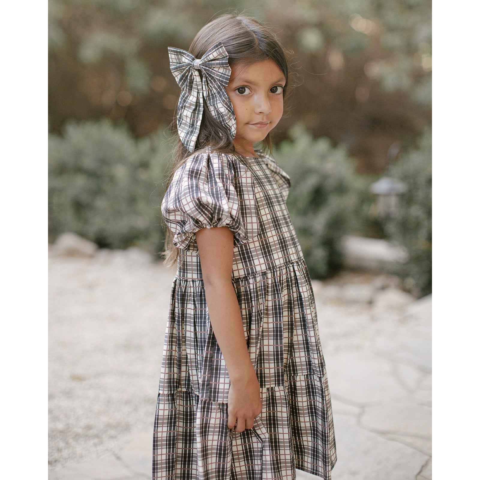 chloe dress | tartan plaid