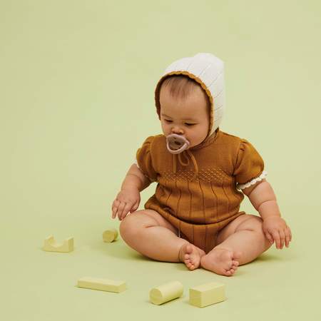 scallop pacifier in fig