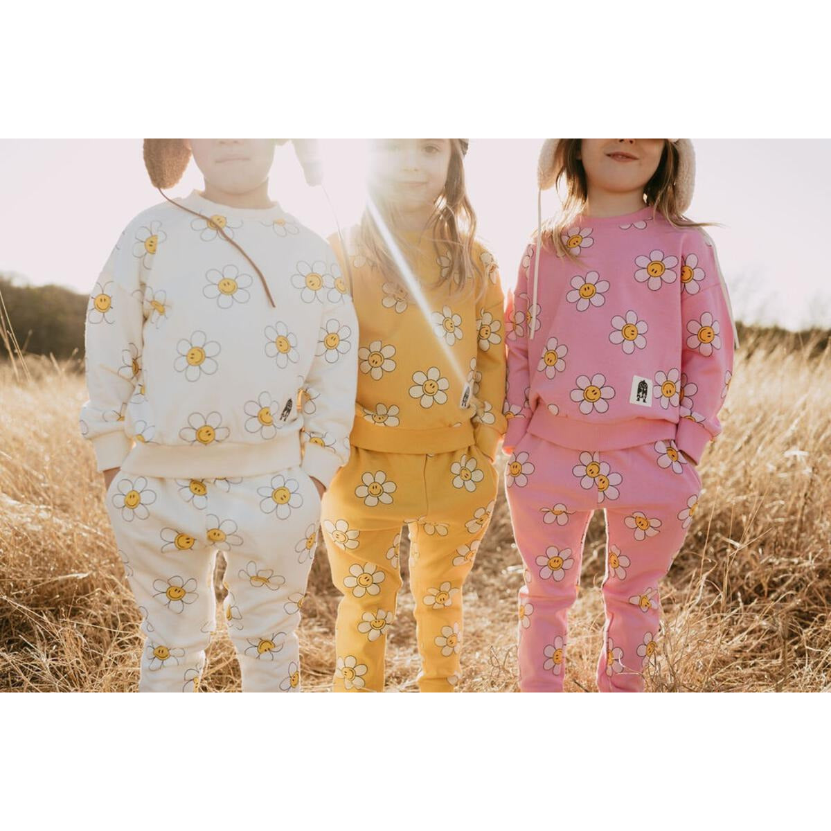 daisy sweatshirt set | ivory