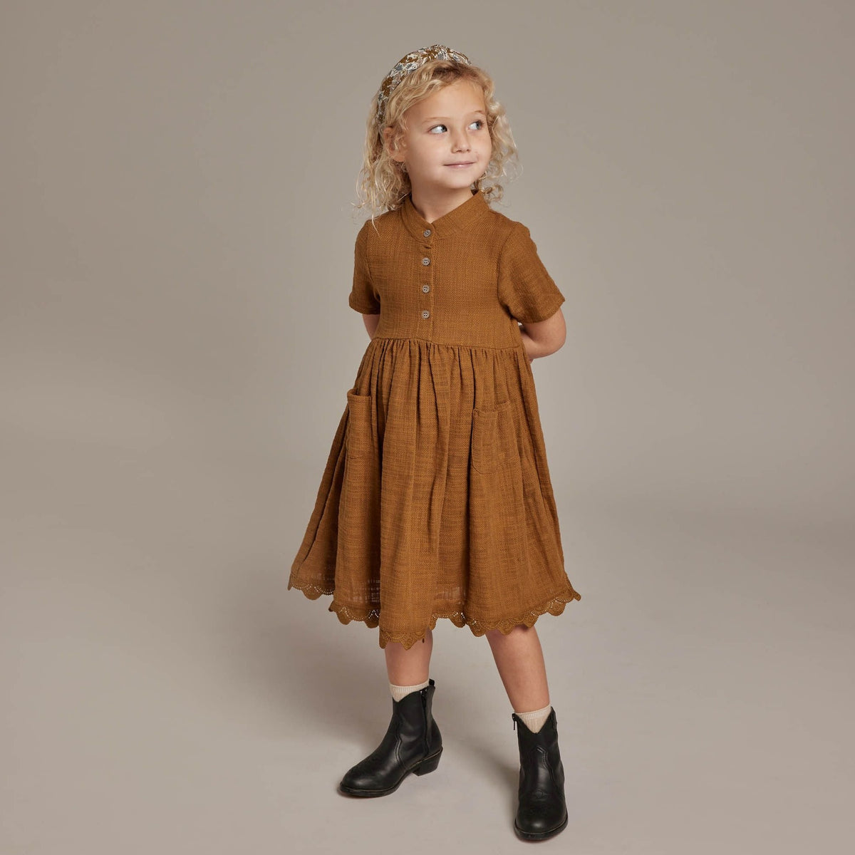 esme dress || chartreuse