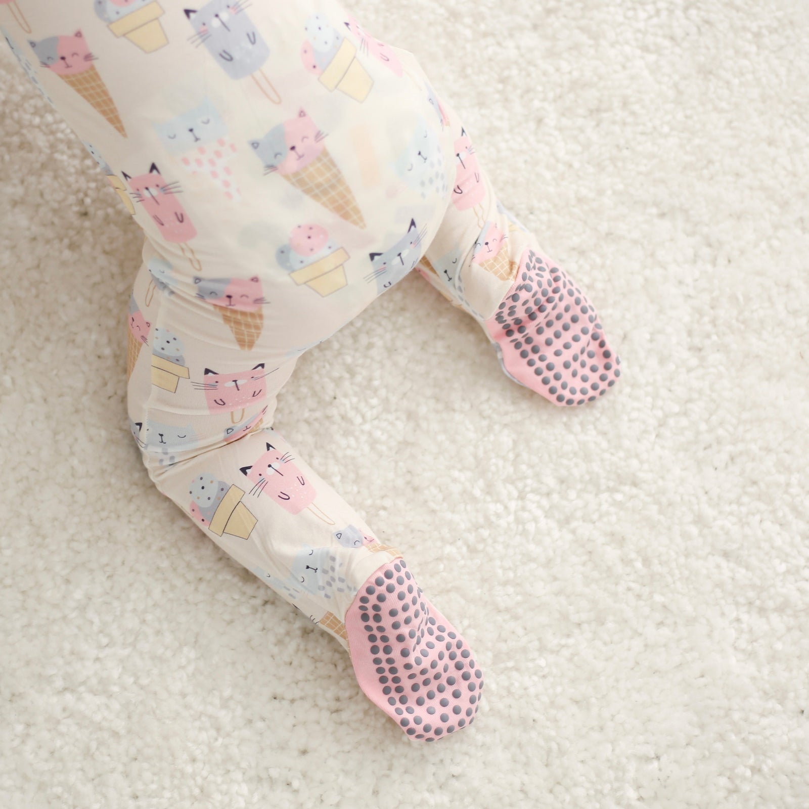 Ice Cream Paw-ty Pink Footie
