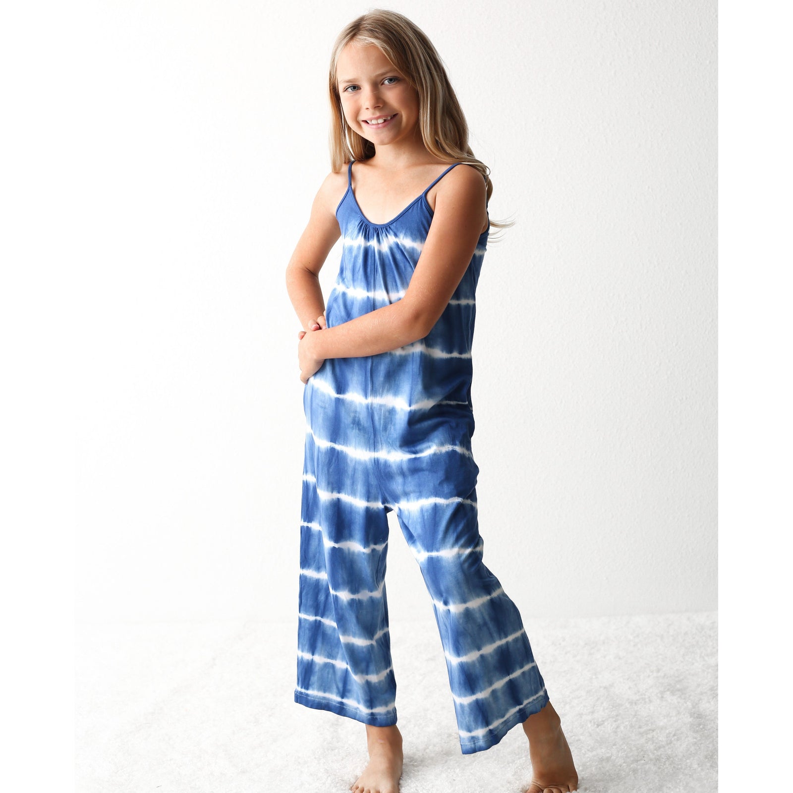 hema blue tie dye jumpsuit