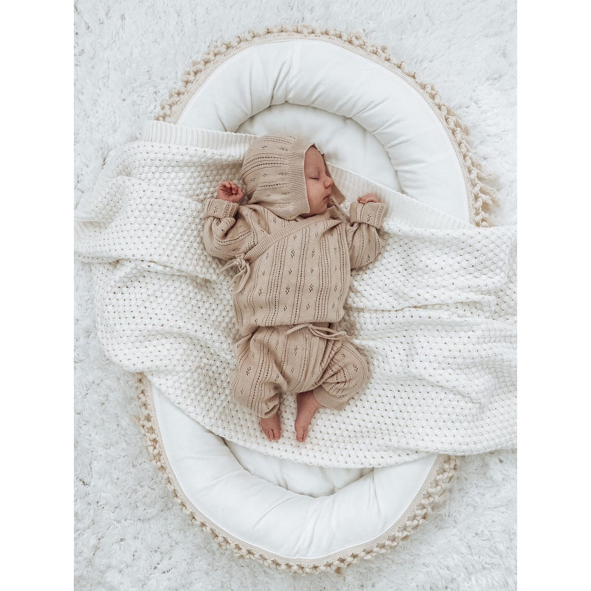 Bring Me Home Pointelle Set - Beige