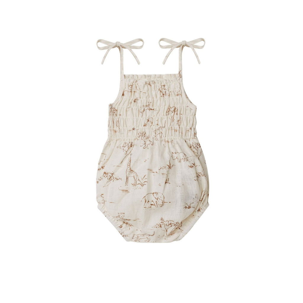 kaia romper | safari toile