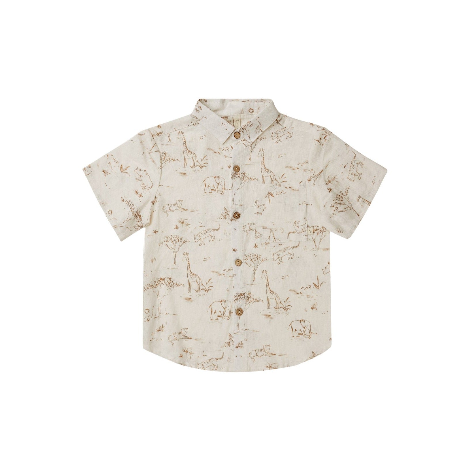 short sleeve shirt || safari toile