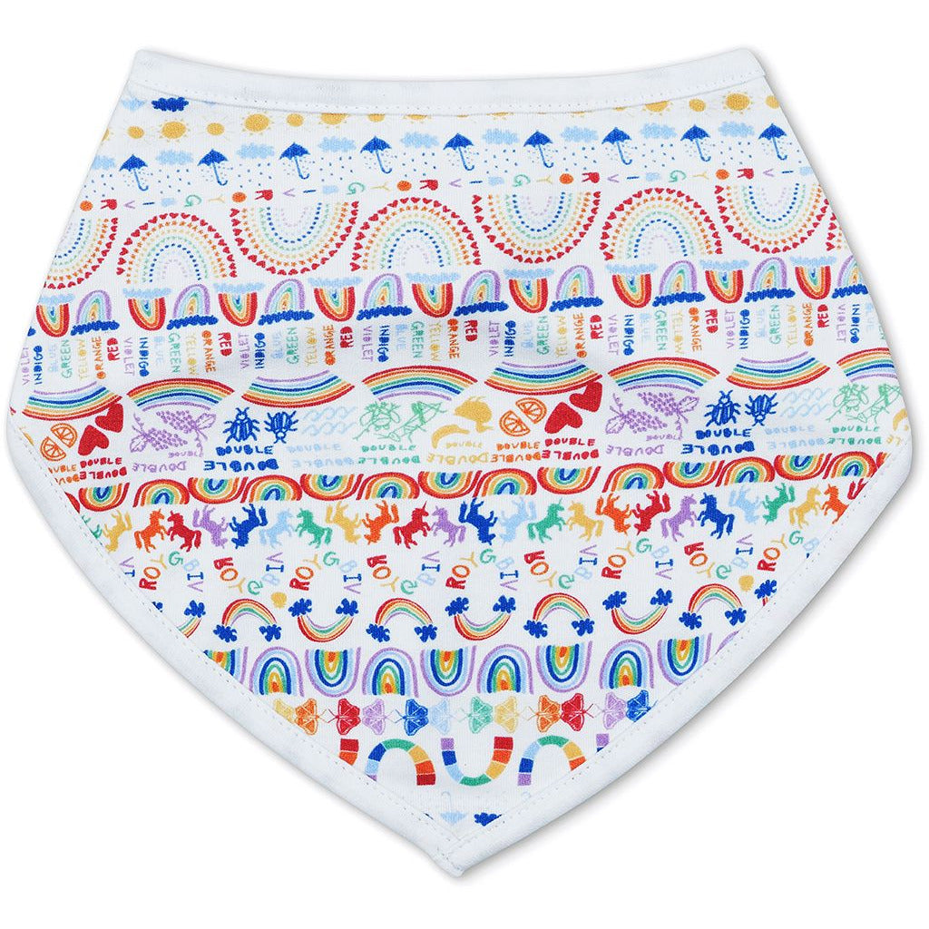 Rainbow Bandana Bib