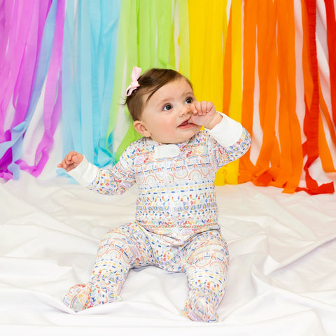 Rainbow Zip Onesie