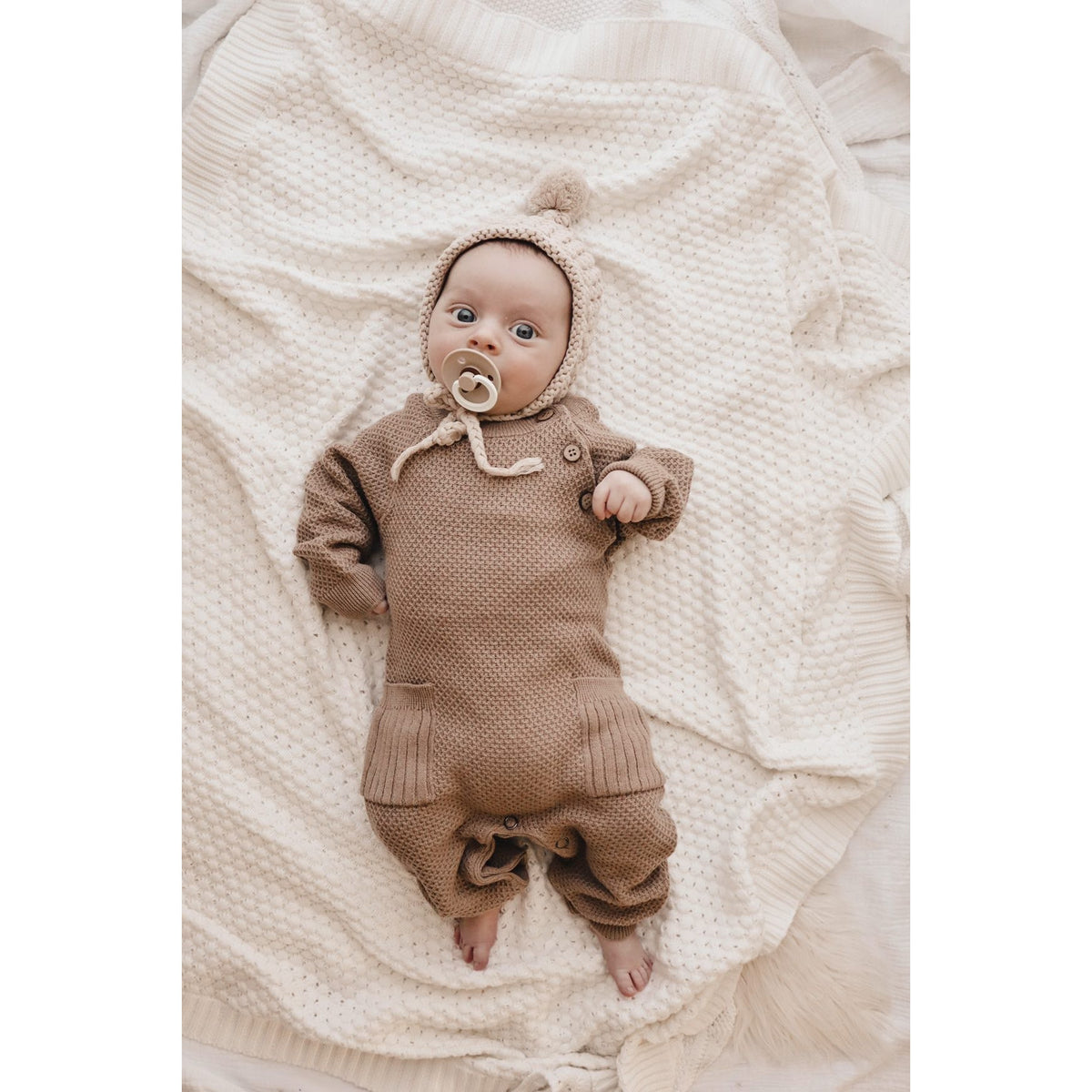 Rib Pocket Jumpsuit - Acorn