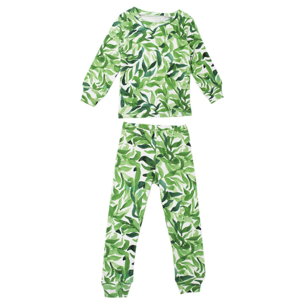 l'oved baby l/s pajamas in kelp