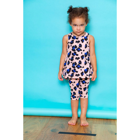 joah love biker short in pink cheetah