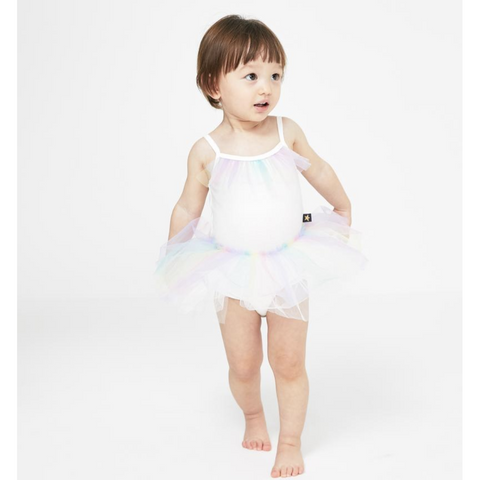 petite hailey baby soft rainbow onesie tutu