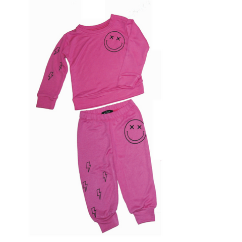 PREORDER baby smile set in pink