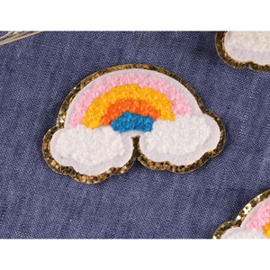 custom patched denim jacket