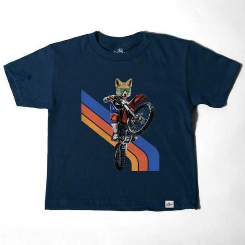 fox motorcross tee in white