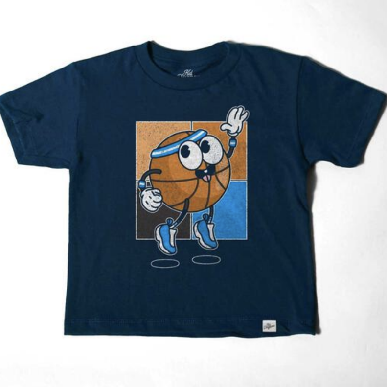 basketball dude tee in white