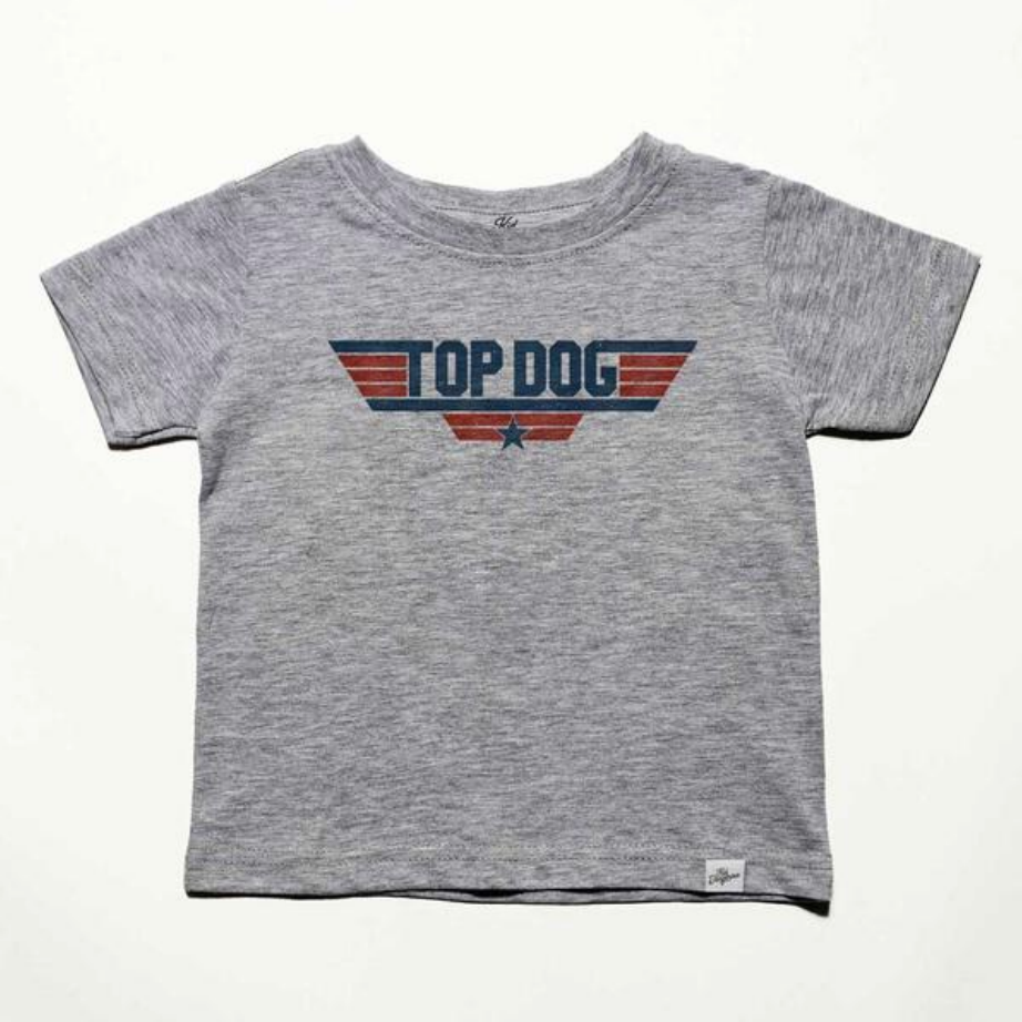 top dog tee in grey