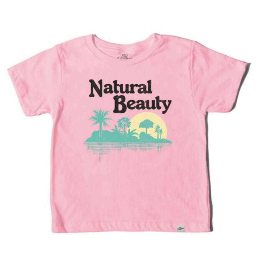 natural beauty tee in pink