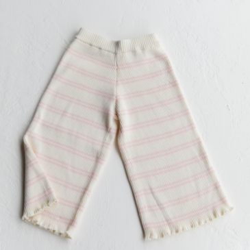 kealia knit pants in striped pink