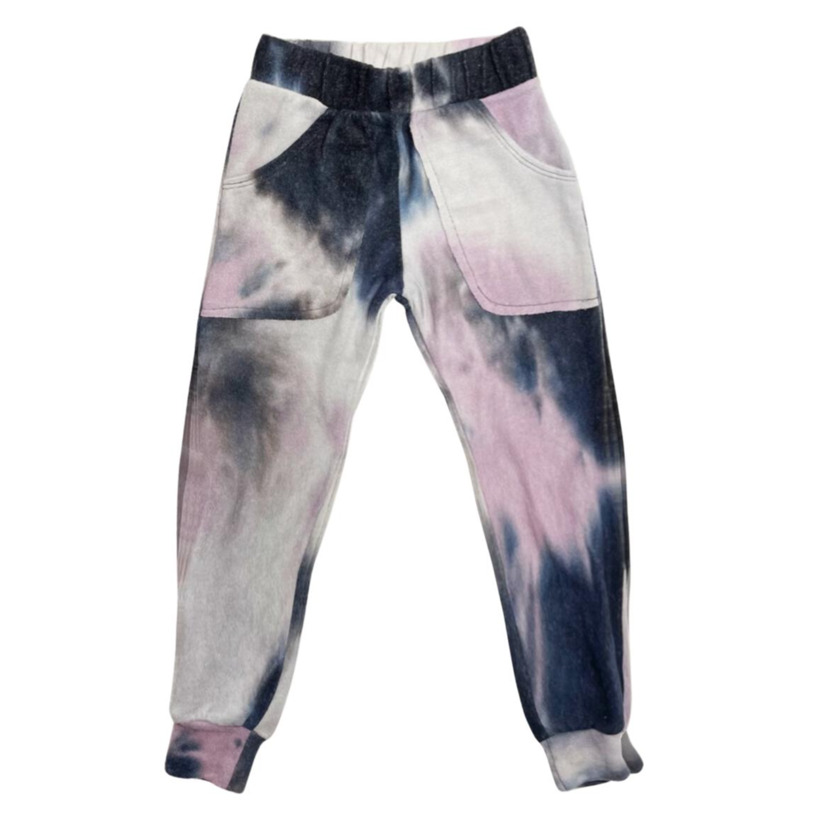 lew purple tie dye jogger pant