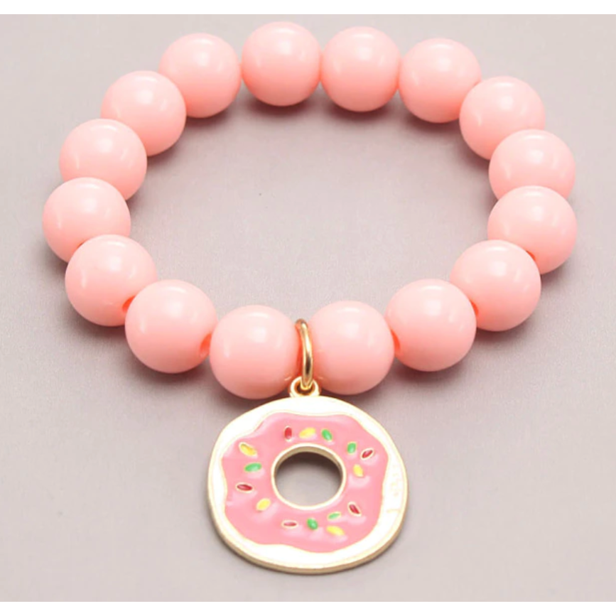 donut charm bracelet