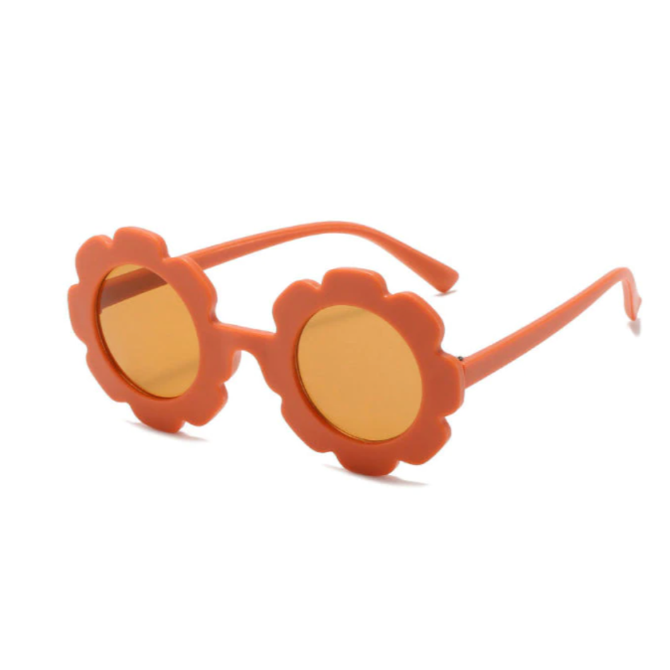 PREORDER matte flower petal sunglasses in red