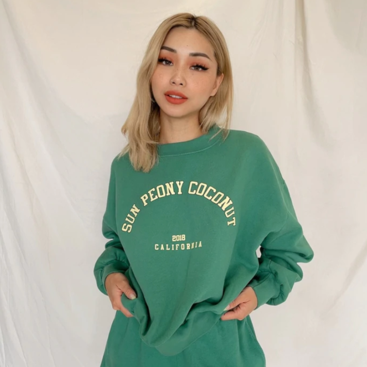 college sweatshirt