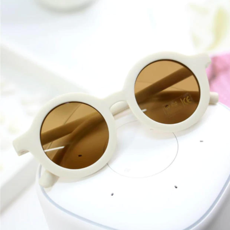 sustainable sunglasses in white
