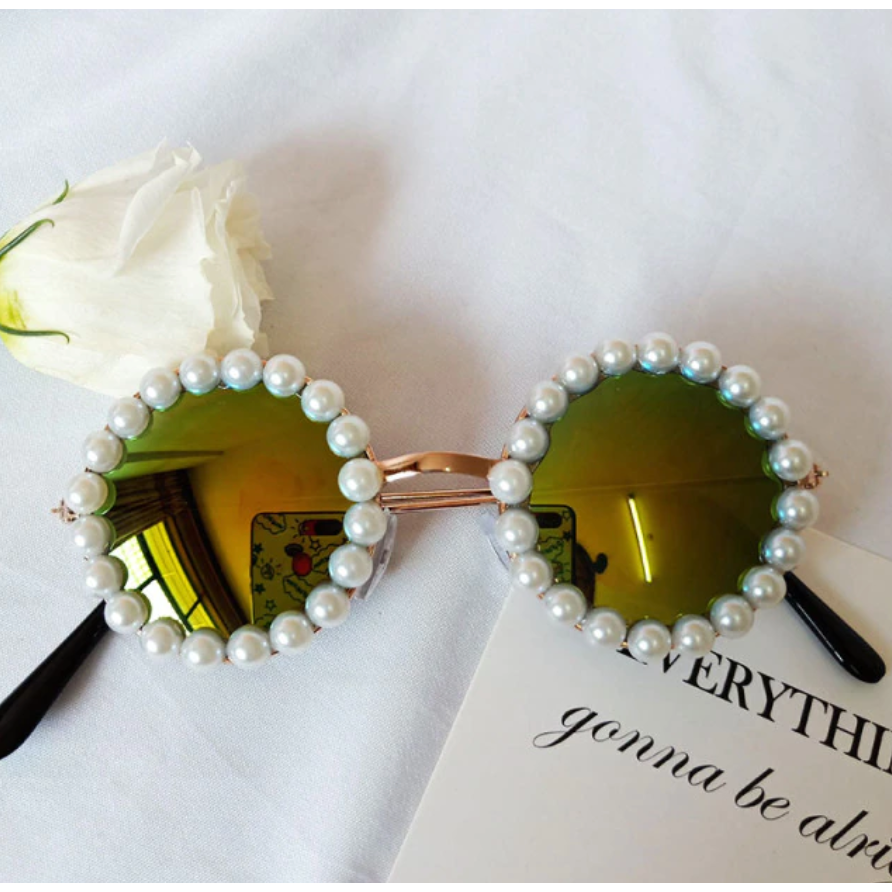 pearl beaded sunglasses