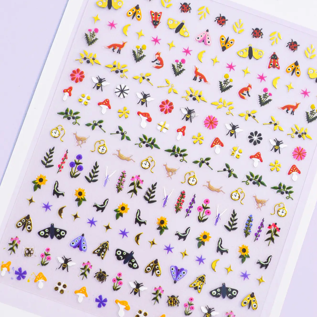 nail art stickers in stay wildflower