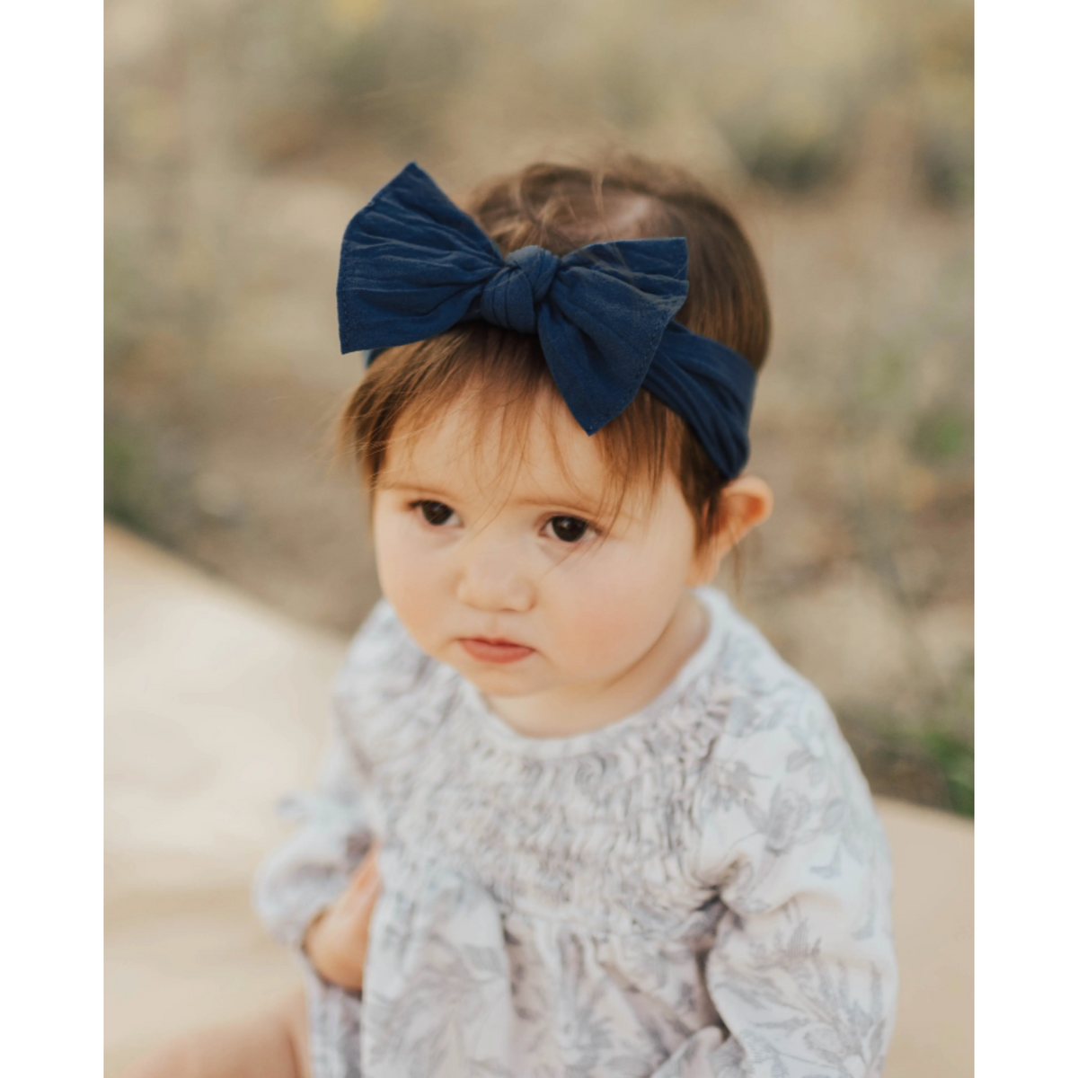 navy knot bow