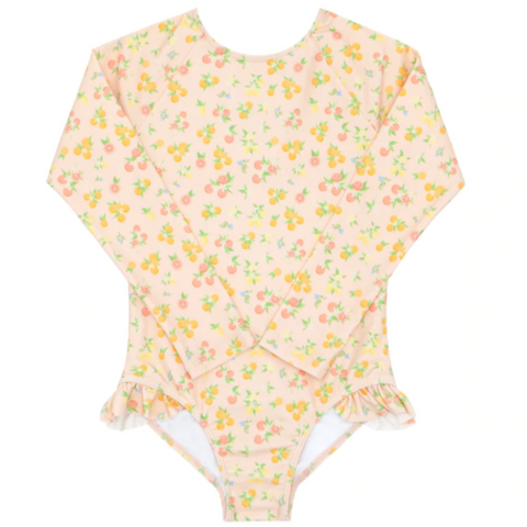 girls citrus grove rashguard one piece