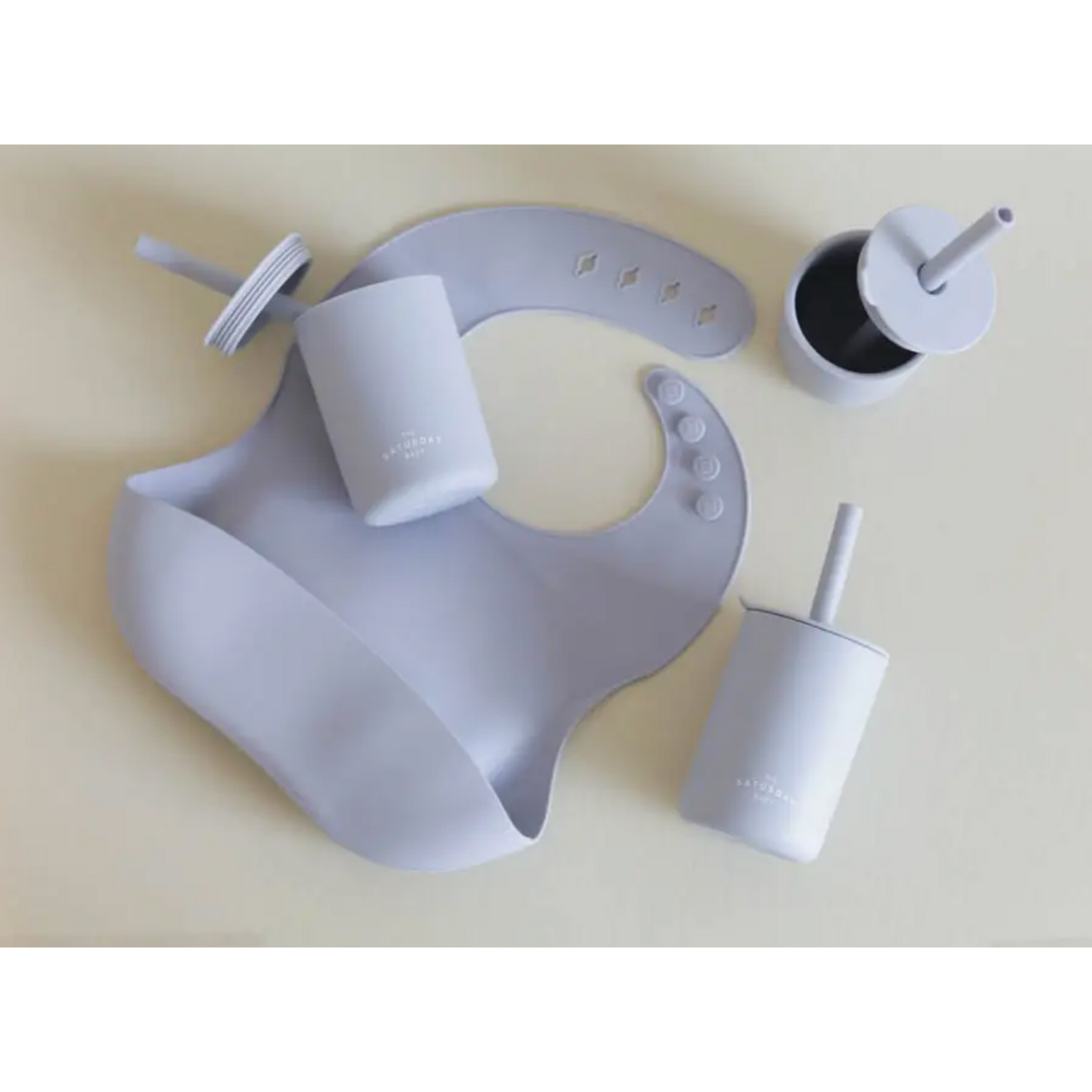 silicone straw cup in lilac