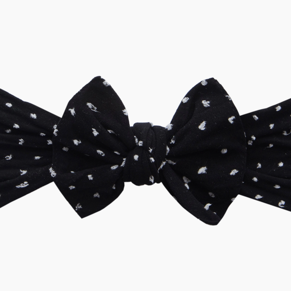 black dot knot bow