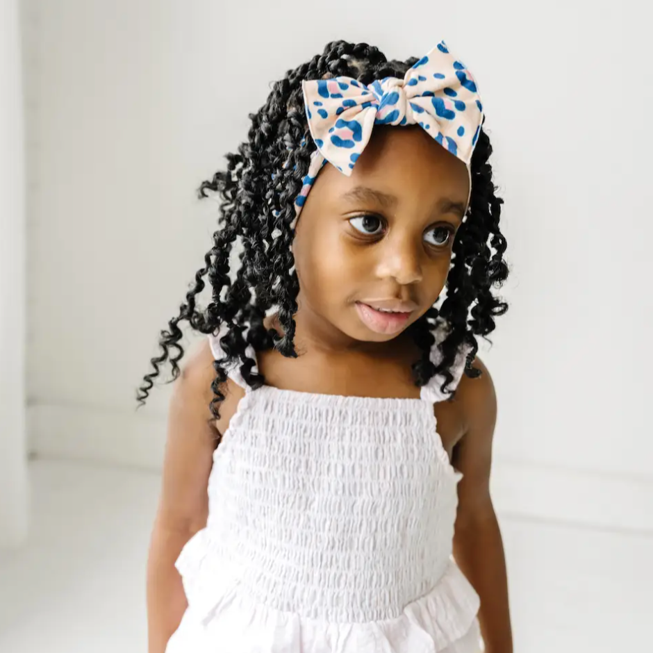 cleo printed bow