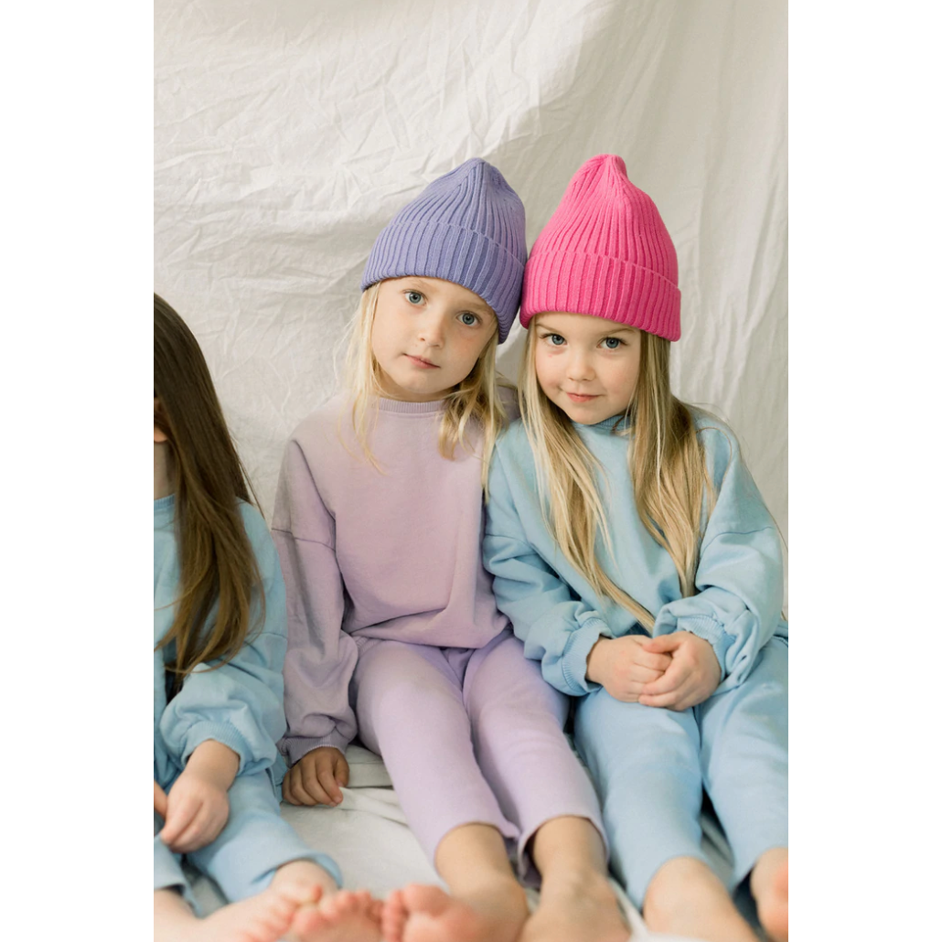 lilac crewneck lounge set